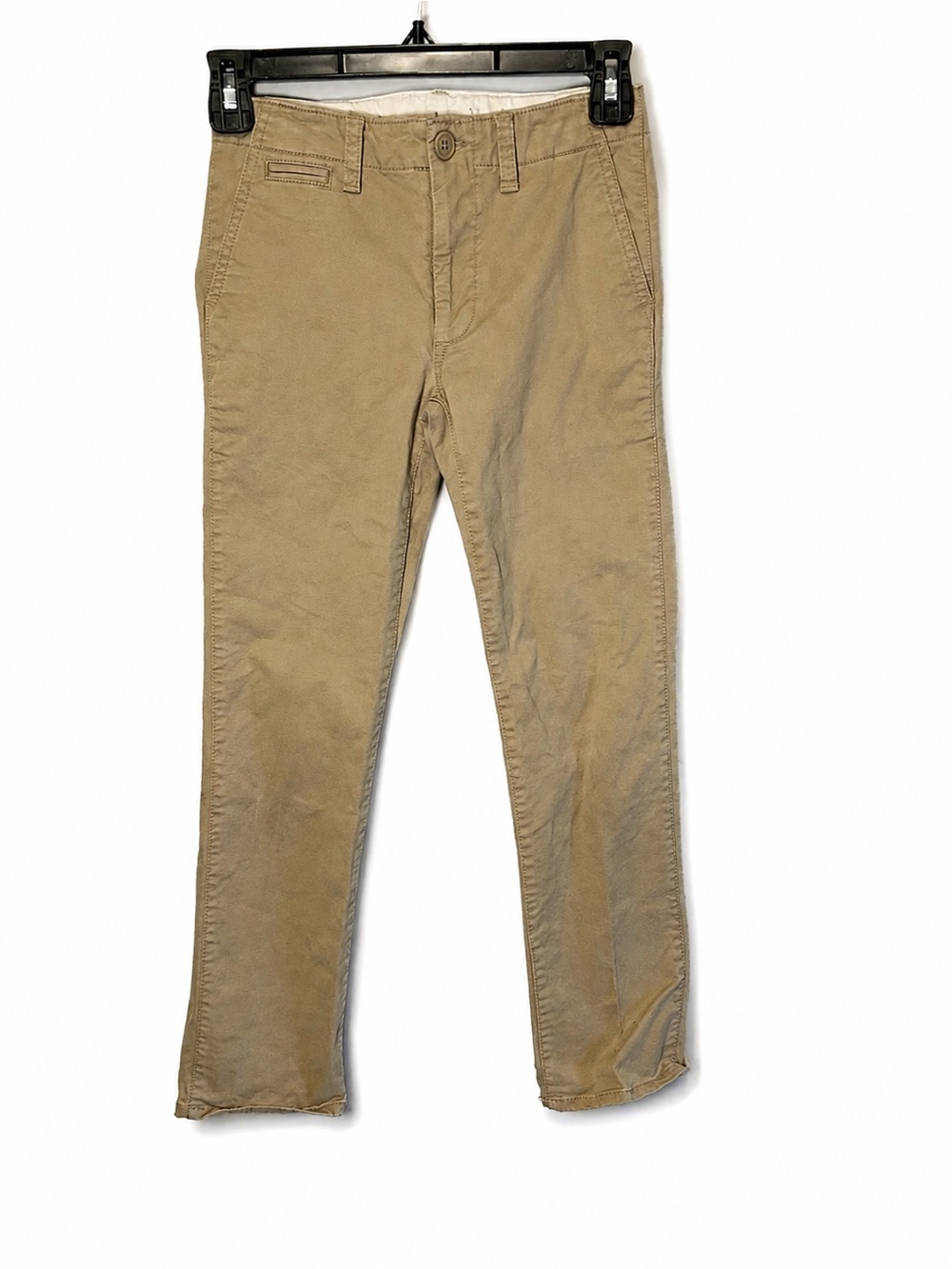 Gap Kids Khaki Chino Pants 10 Slim Adjustable Waist Uniform Excellent Condition